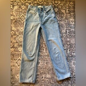 Aritzia High Waist Light Blue Denim Jeans size 23